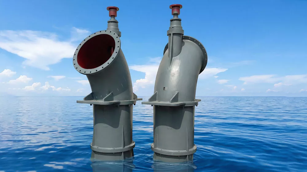 Lodret aksial flowpumpe